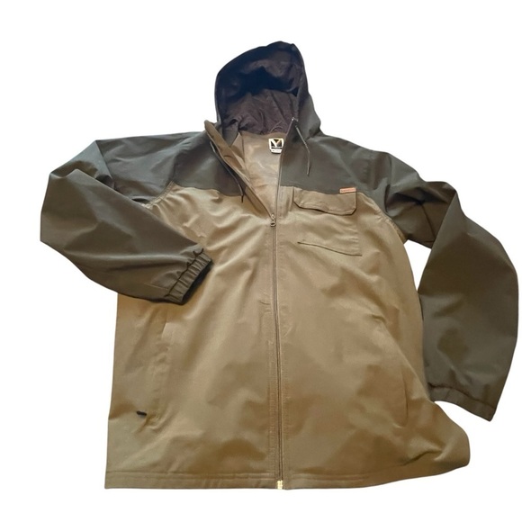 Voyager Windwear Jacket-Forest Night-Hoodie-Size XL-Two Toned-Zip Front - Picture 3 of 10